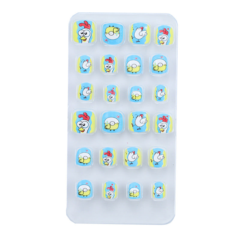 Playful Cartoon Animal Press-On Nail Set Stornfield