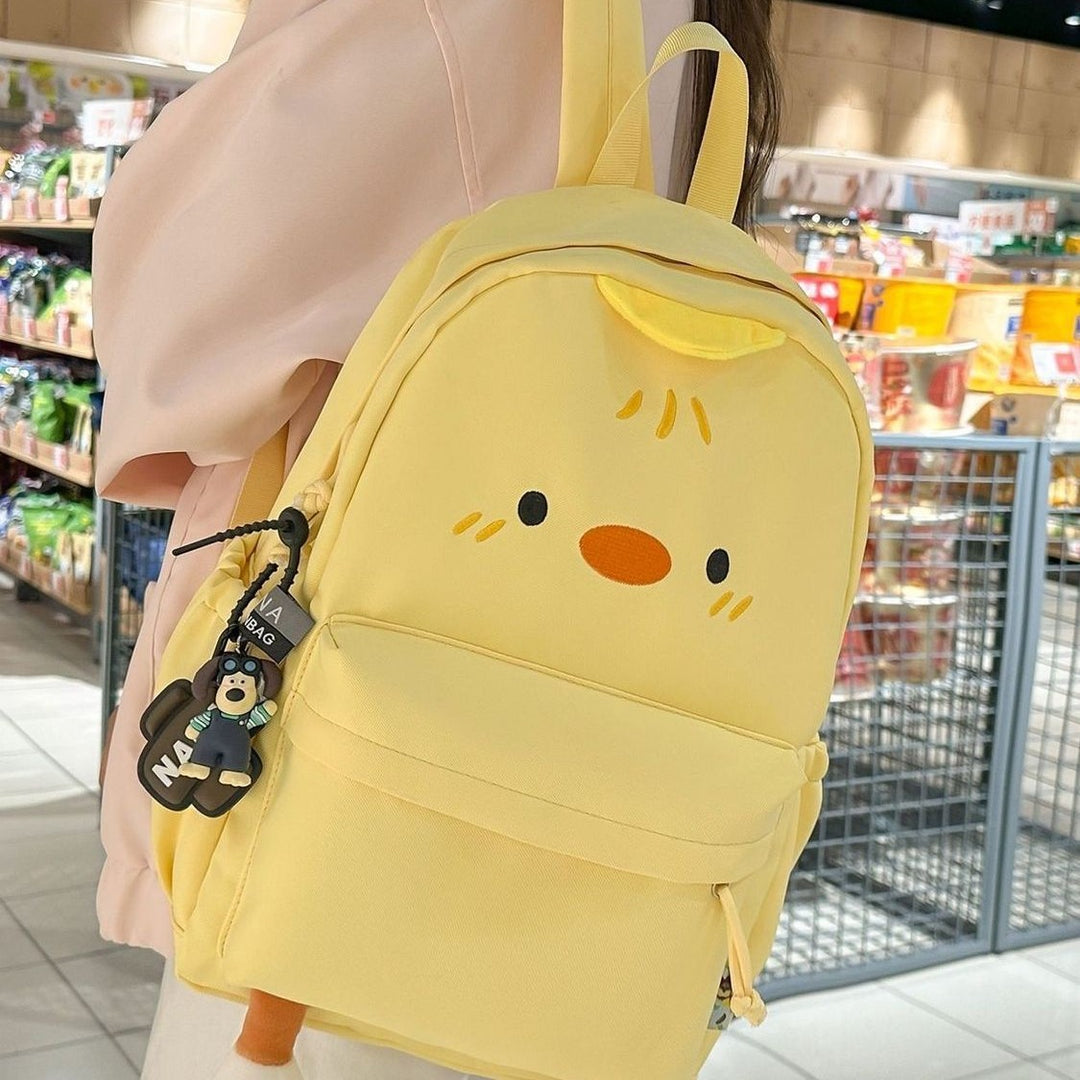Creative Designed Backpack with Plush Applications Stornfield