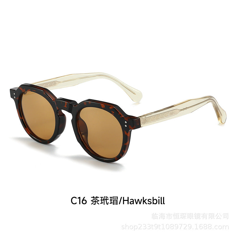 Ladies stylish sunglasses with unique octagonal frame Stornfield