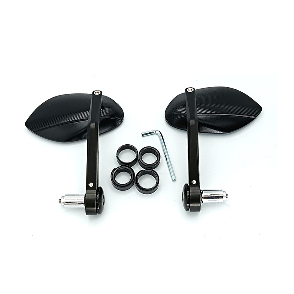 Ergonomic motorcycle rearview mirror with scratch-resistant surface Stornfield