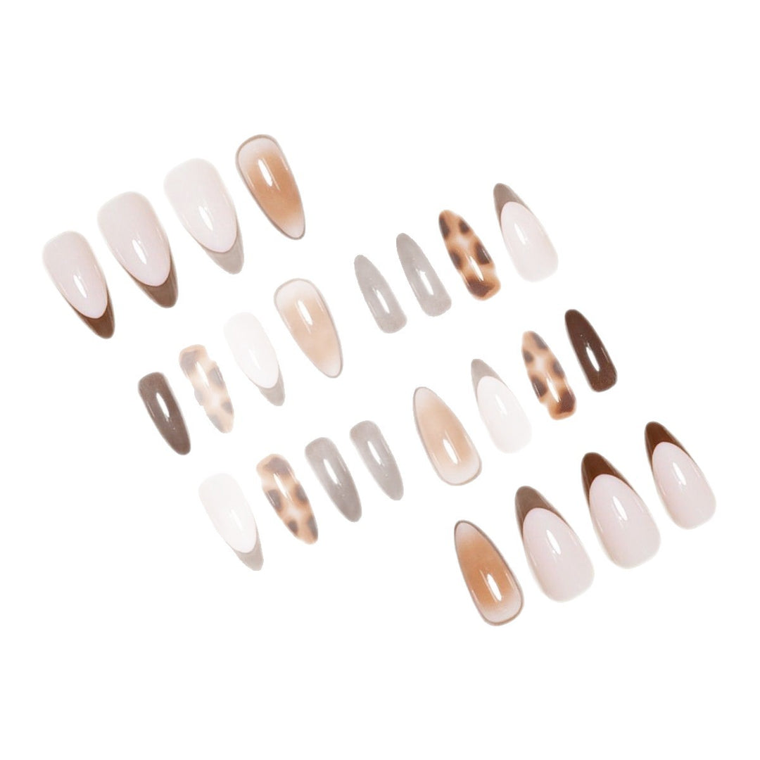 Artistic Stiletto Press-On Nail Set with Modern Design Stornfield