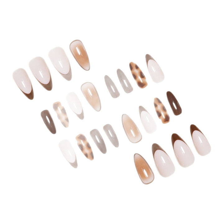 Artistic Stiletto Press-On Nail Set with Modern Design Stornfield
