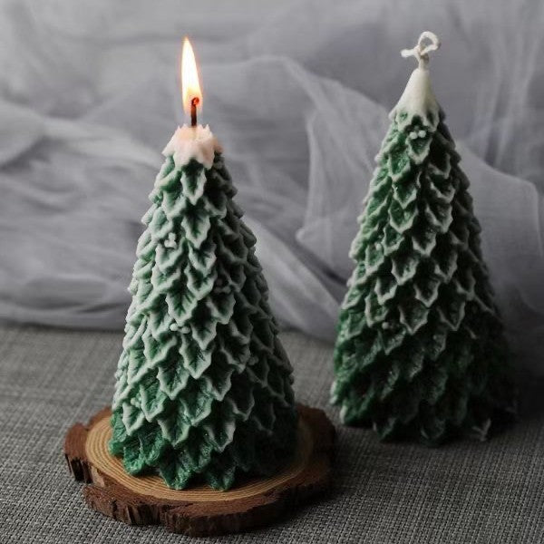 Glass Candle Holders Triple-Height Mantel Centerpiece