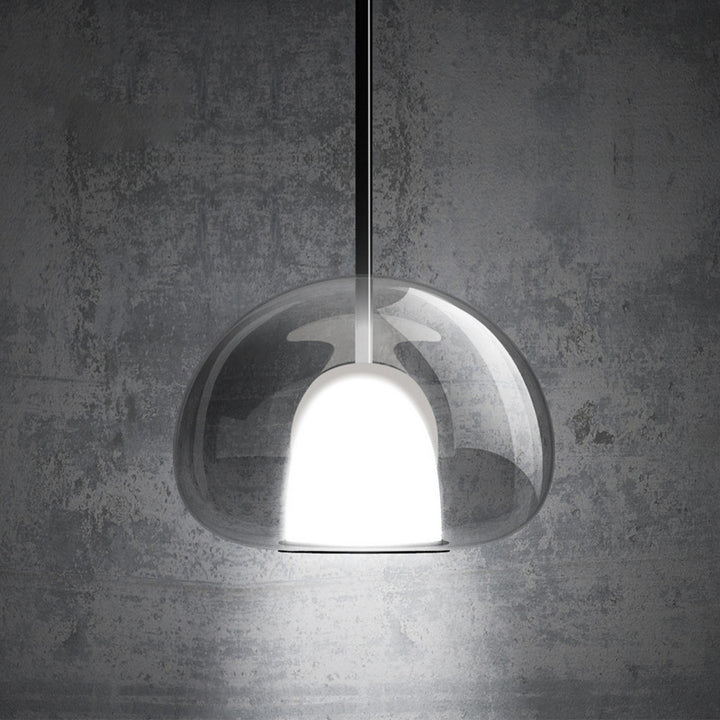 Modern Clear Globe Pendant Light Fixture