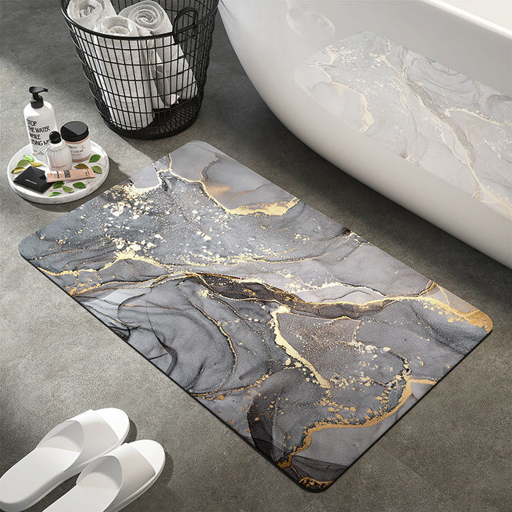 Artistic Abstract Bath Mat
