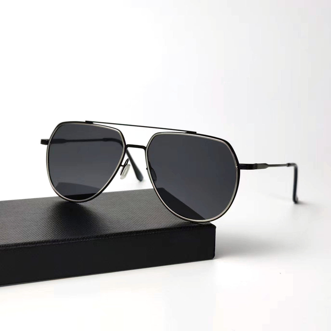 Men's elegant pilot sunglasses with polarizing lenses Stornfield