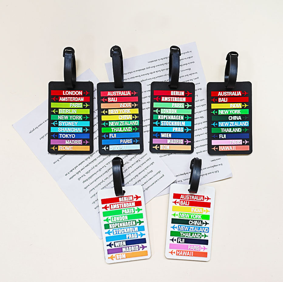 Unisex Travel-Themed Luggage Tag Stornfield