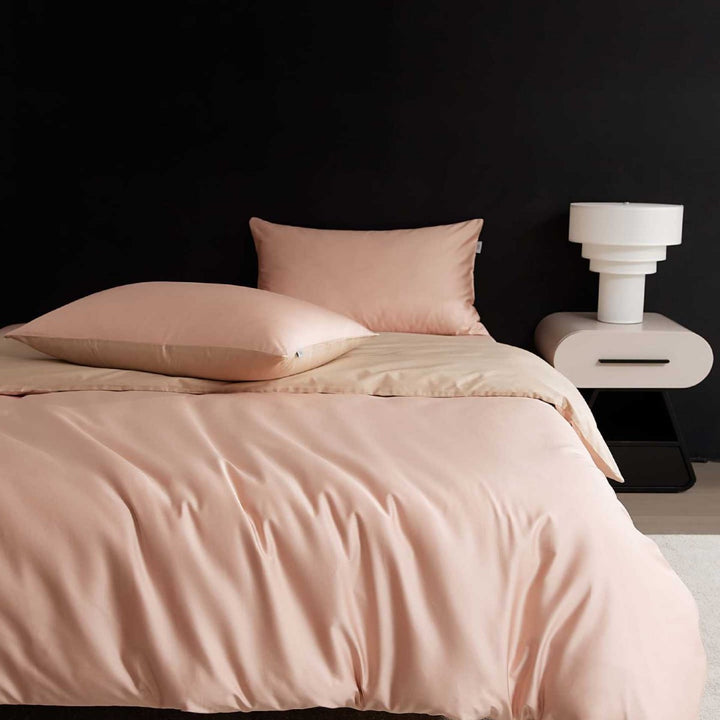 Reversible Premium Cotton Satin Bed Set with Silky Soft Finish