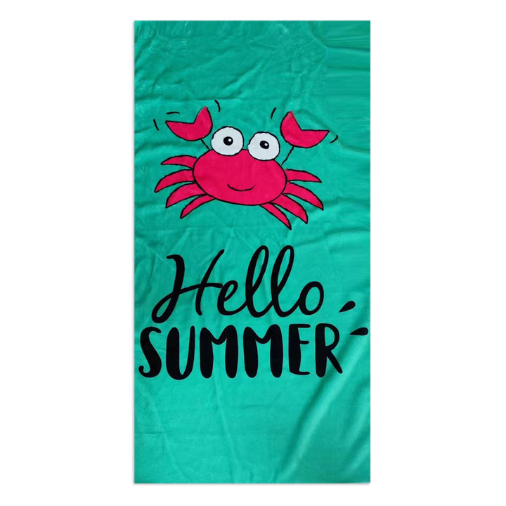 Beach towel with stylish palm motif Stornfield