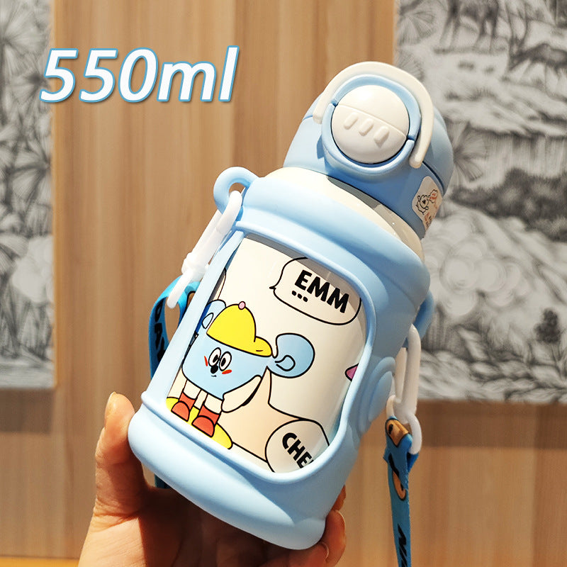 Women’s creative drinking bottle with stable silicone cover Stornfield