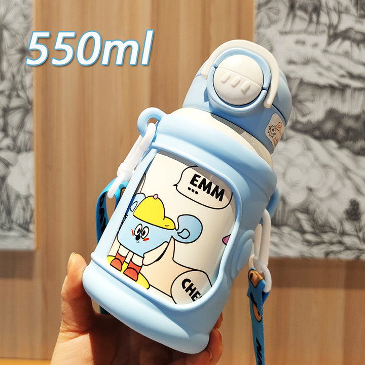 Women’s creative drinking bottle with stable silicone cover Stornfield