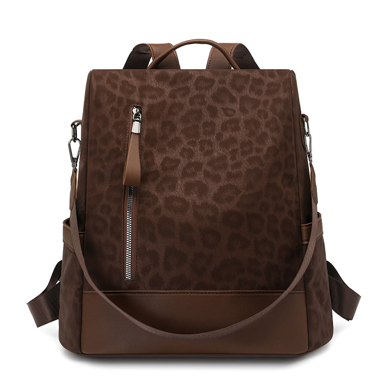 Chic Leopard Print Backpack Stornfield