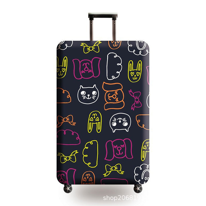 Unisex Hard Shell Suitcase with Playful Animal Motif Stornfield