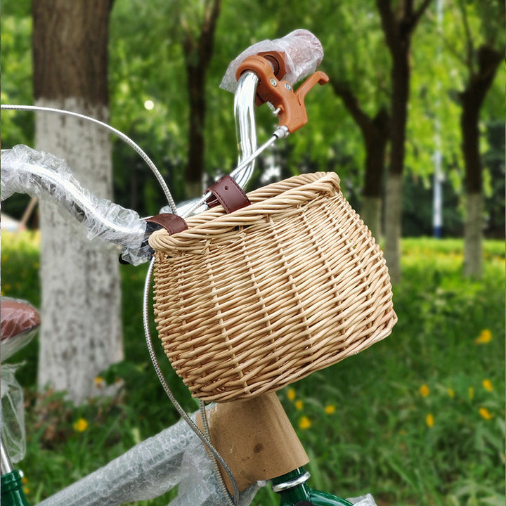Woven Bicycle Storage Basket Stornfield