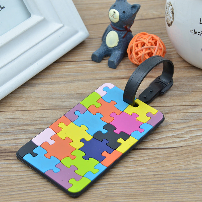 Unisex Luggage Tag in Creative Retro Pattern Bowlift
