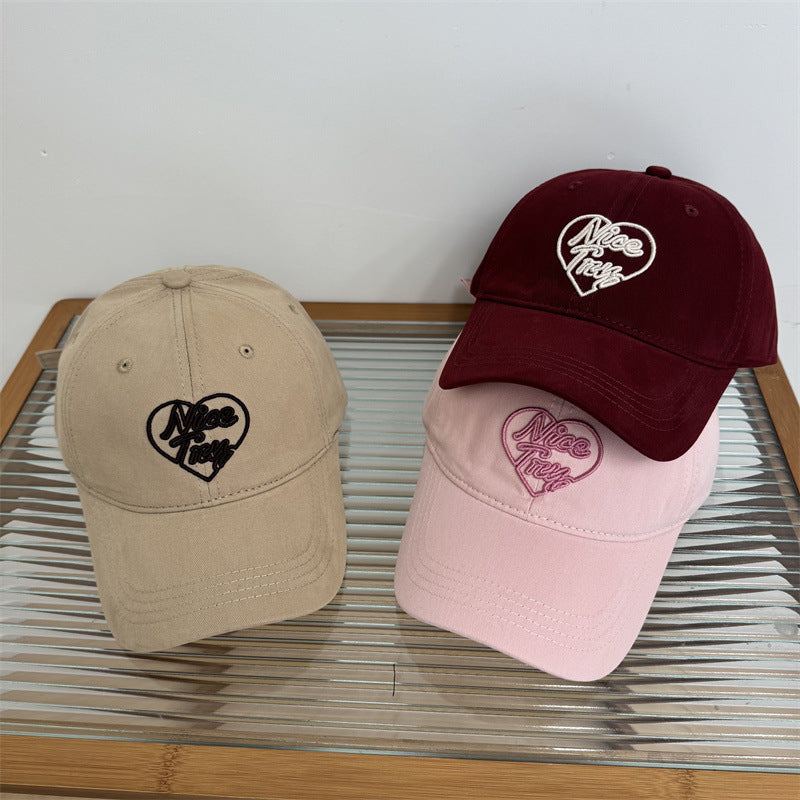 Women's Embroidered Heart-Detail Baseball Cap Stornfield