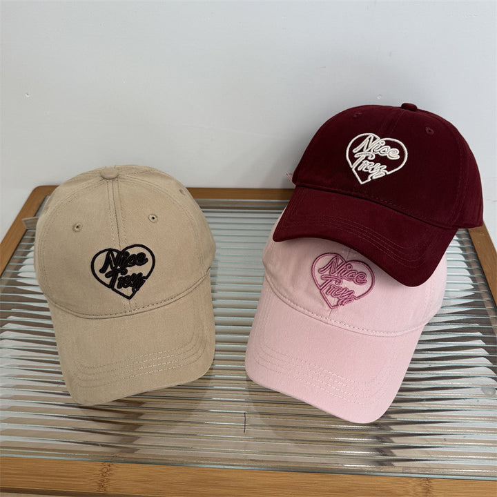 Women's Embroidered Heart-Detail Baseball Cap Stornfield