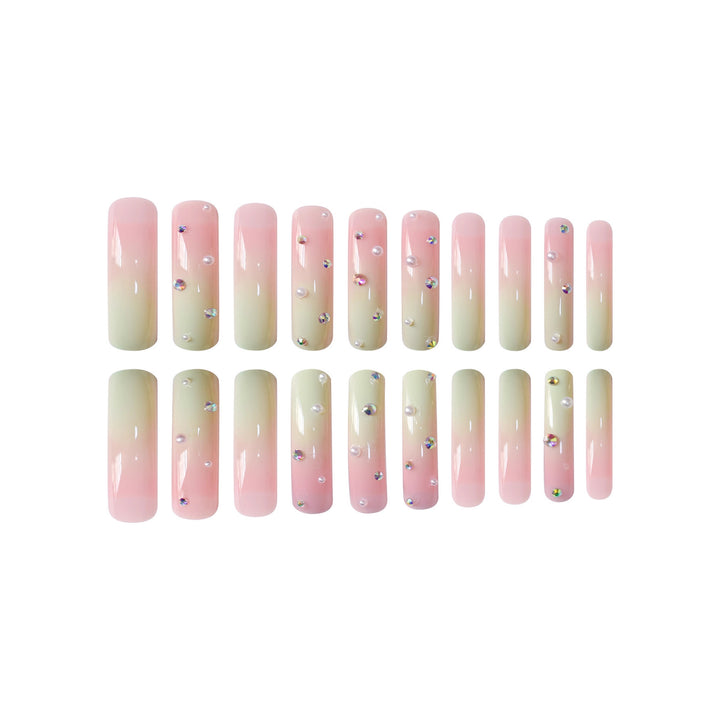Decorative 3D Crystal-Embellished Nail Art Extensions Stornfield
