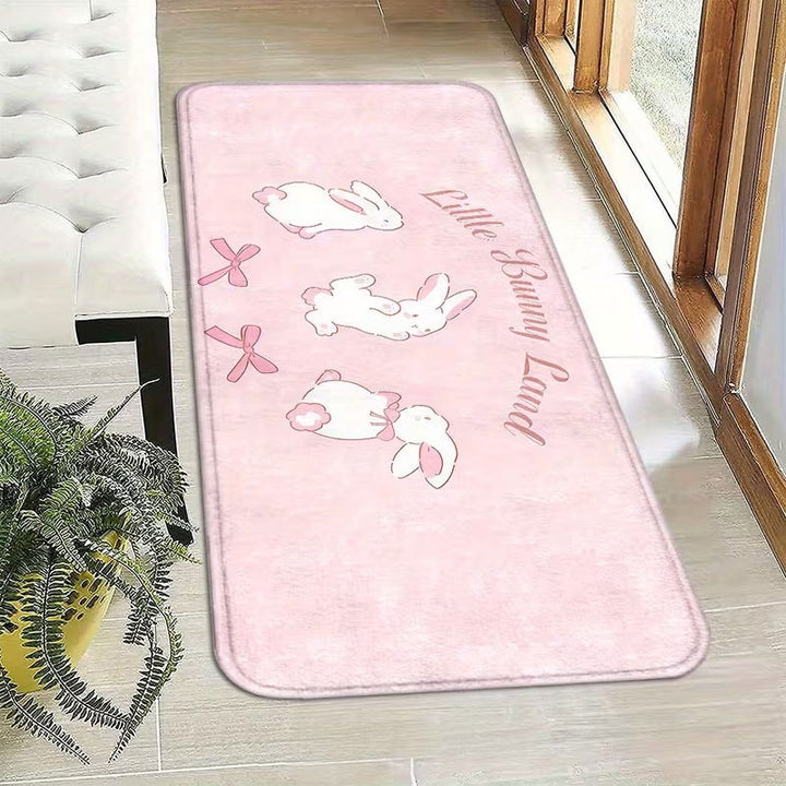 Cute Bunny Shaped Decorative Area Rug