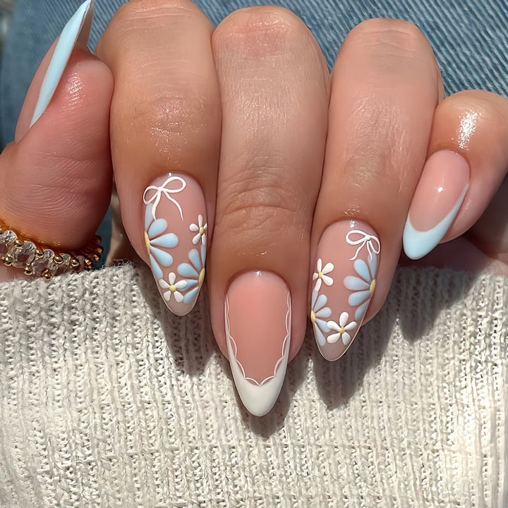 Elegant Floral Nail Art Enhancements Stornfield