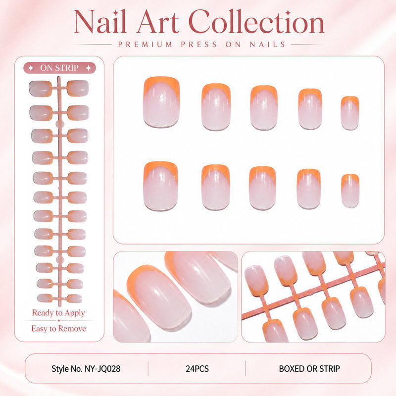 Acrylic nail set with colorful gradients Stornfield
