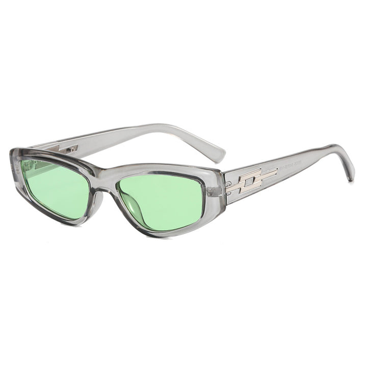 Women's stylish Cat-Eye sunglasses with transparent frame and cool lenses Stornfield