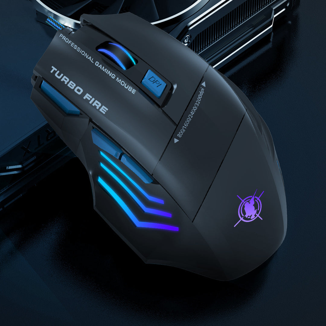 High-precision gaming mouse with adjustable DPI and RGB lighting Stornfield