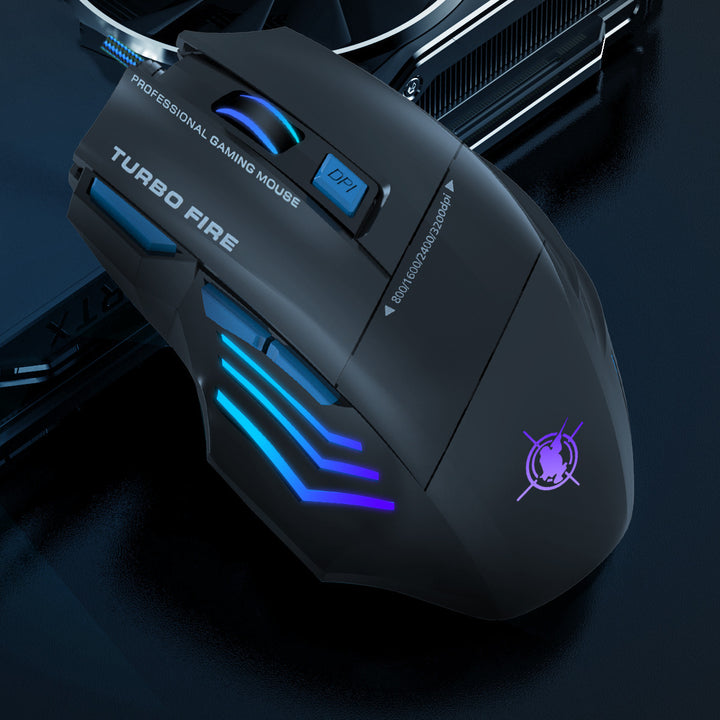 High-precision gaming mouse with adjustable DPI and RGB lighting Stornfield