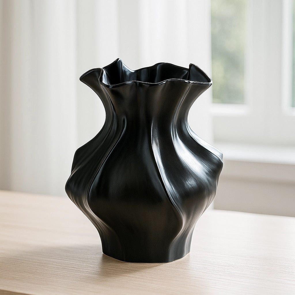 Artistic Textured Ceramic Vase