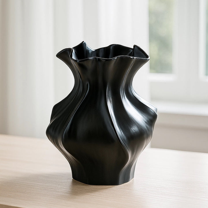 Artistic Textured Ceramic Vase