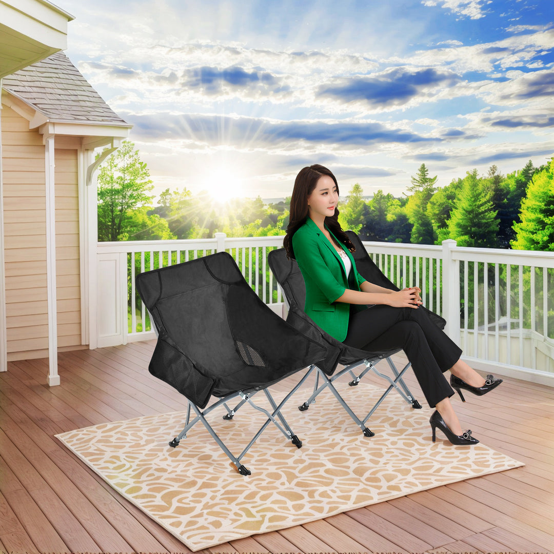 Women's Comfortable Camping Chair with Integrated Storage Stornfield