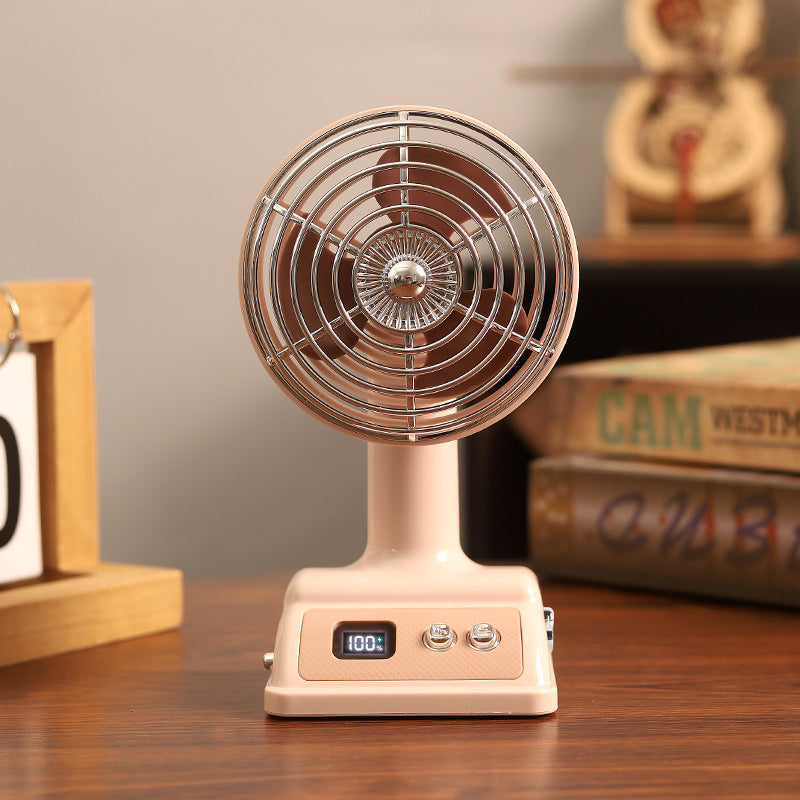 Women's Portable Table Fan with Digital Control and Flexible Tilt Stornfield