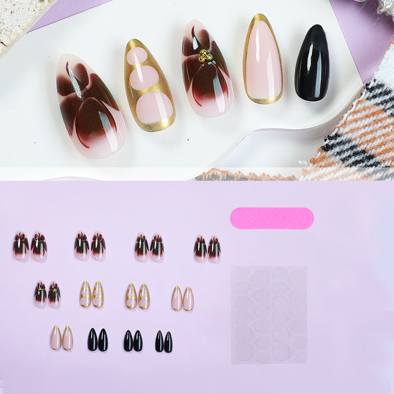 Artistic Press-On Nail Art Set Stornfield