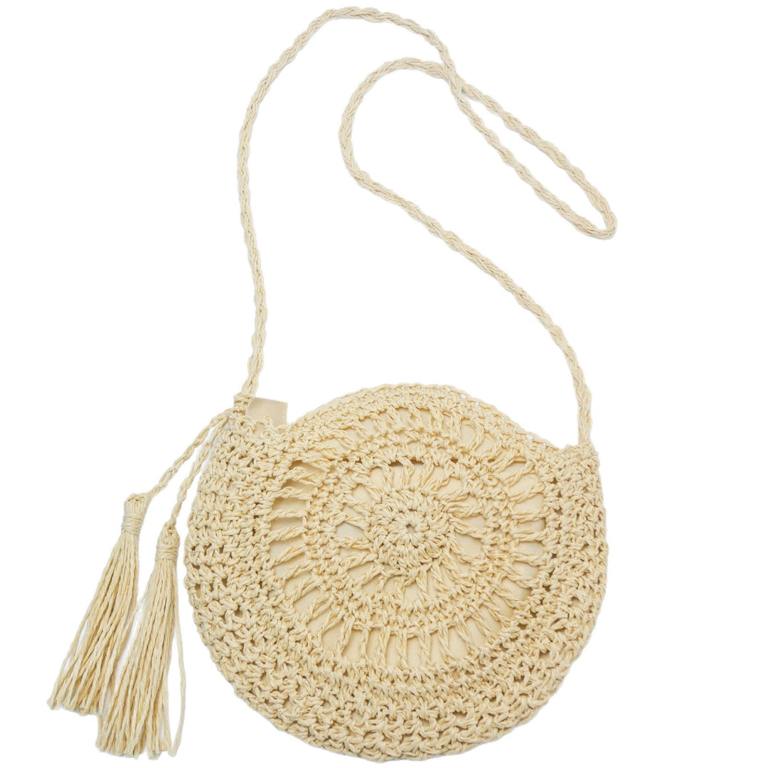 Hand-knotted shoulder bag with tassels Stornfield