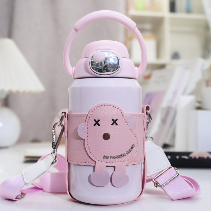Women's Insulated Drinking Bottle with Practical Carrying System and Cute Design Stornfield