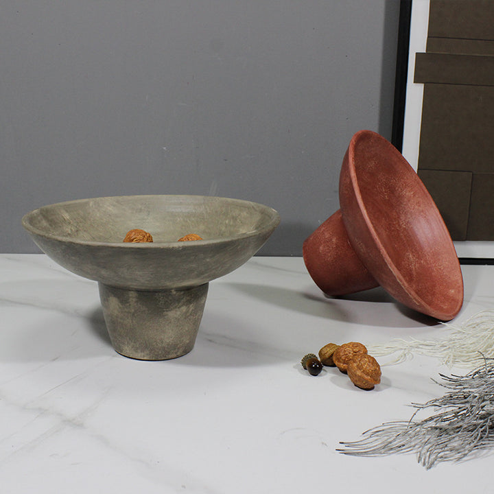 Artistic Clay Serving Bowl