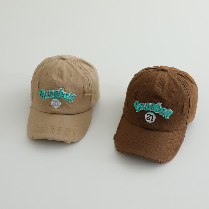 Men's Distressed Cotton Baseball Cap Stornfield