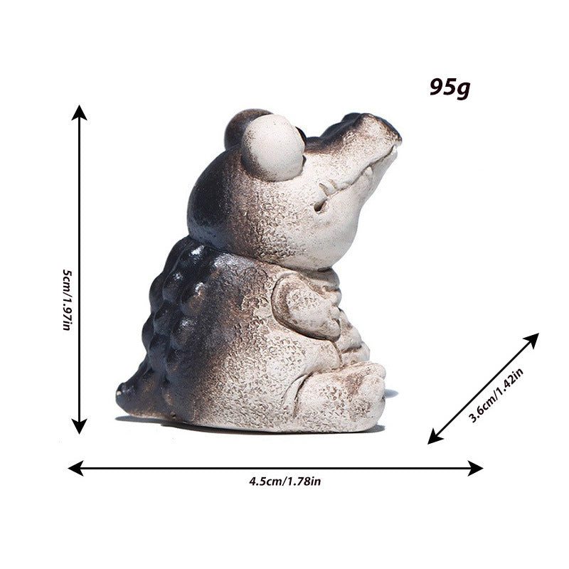 Decorative Crocodile Figurine Stornfield