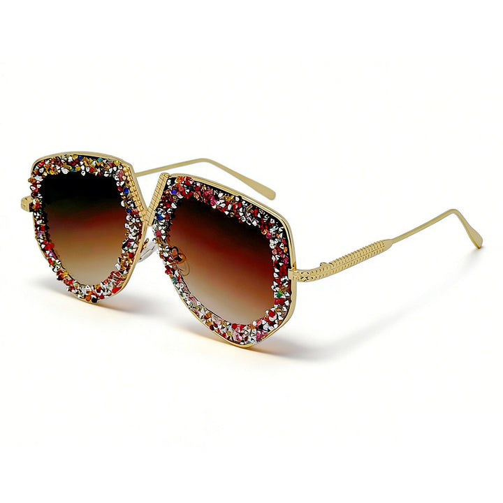 Ladies fashionable sunglasses with sparkling frame and elegant shape Stornfield