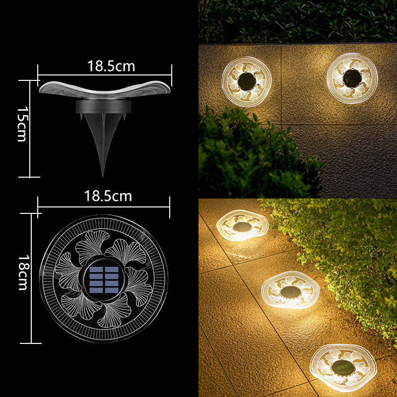 Decorative Solar Acrylic Petal Garden Stake LED Pathway Light Stornfield