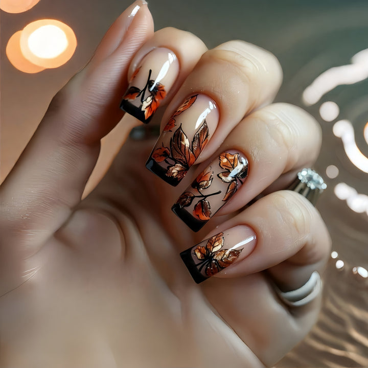 Artificial nails in artistic floral design Stornfield