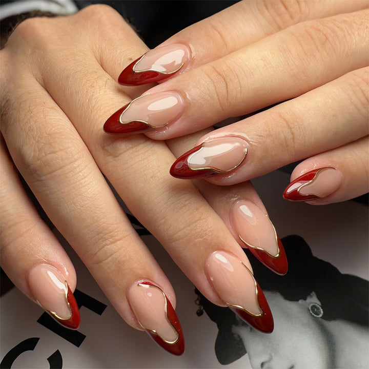 Artisan Decorative Press-On Nail Set Stornfield