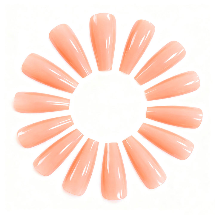 Elegant Glossy Acrylic Nail Extensions Stornfield