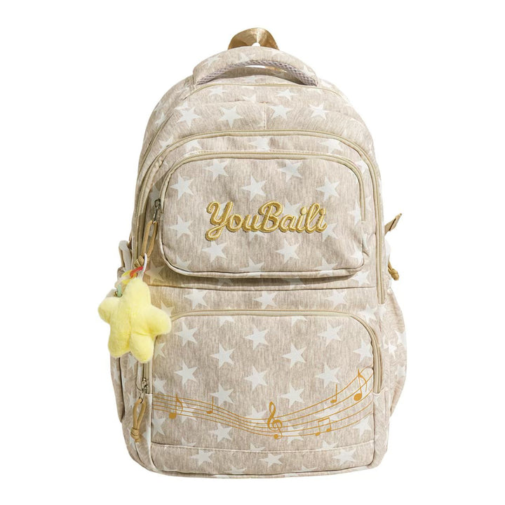Multi-Functional Star-Embellished Backpack Stornfield