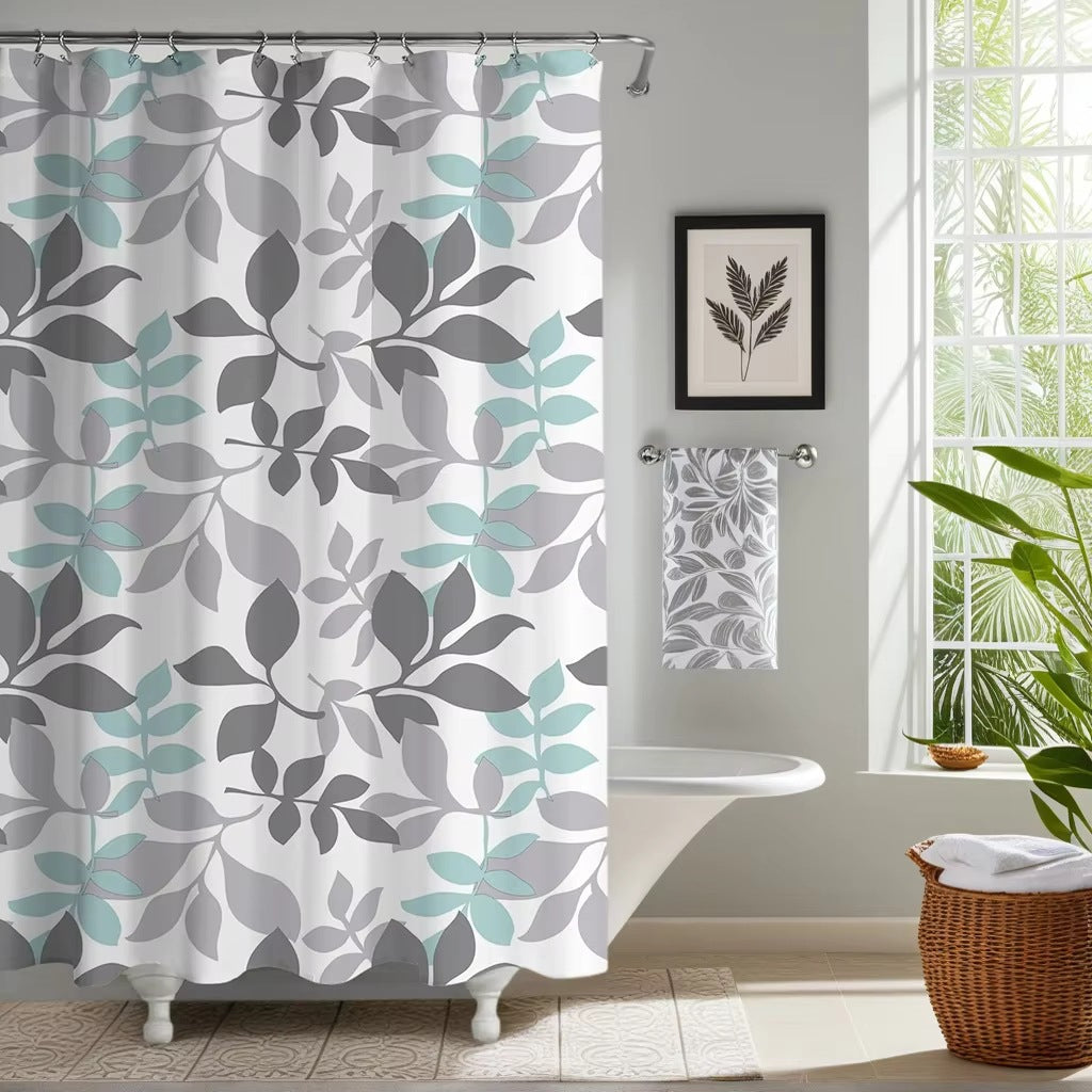 Floral Print Shower Curtain Stornfield