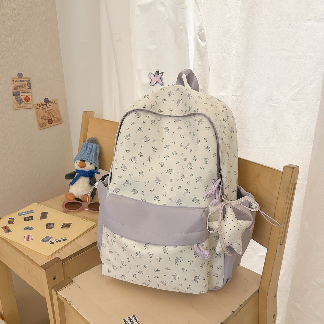 Floral-Printed Casual Backpack Stornfield