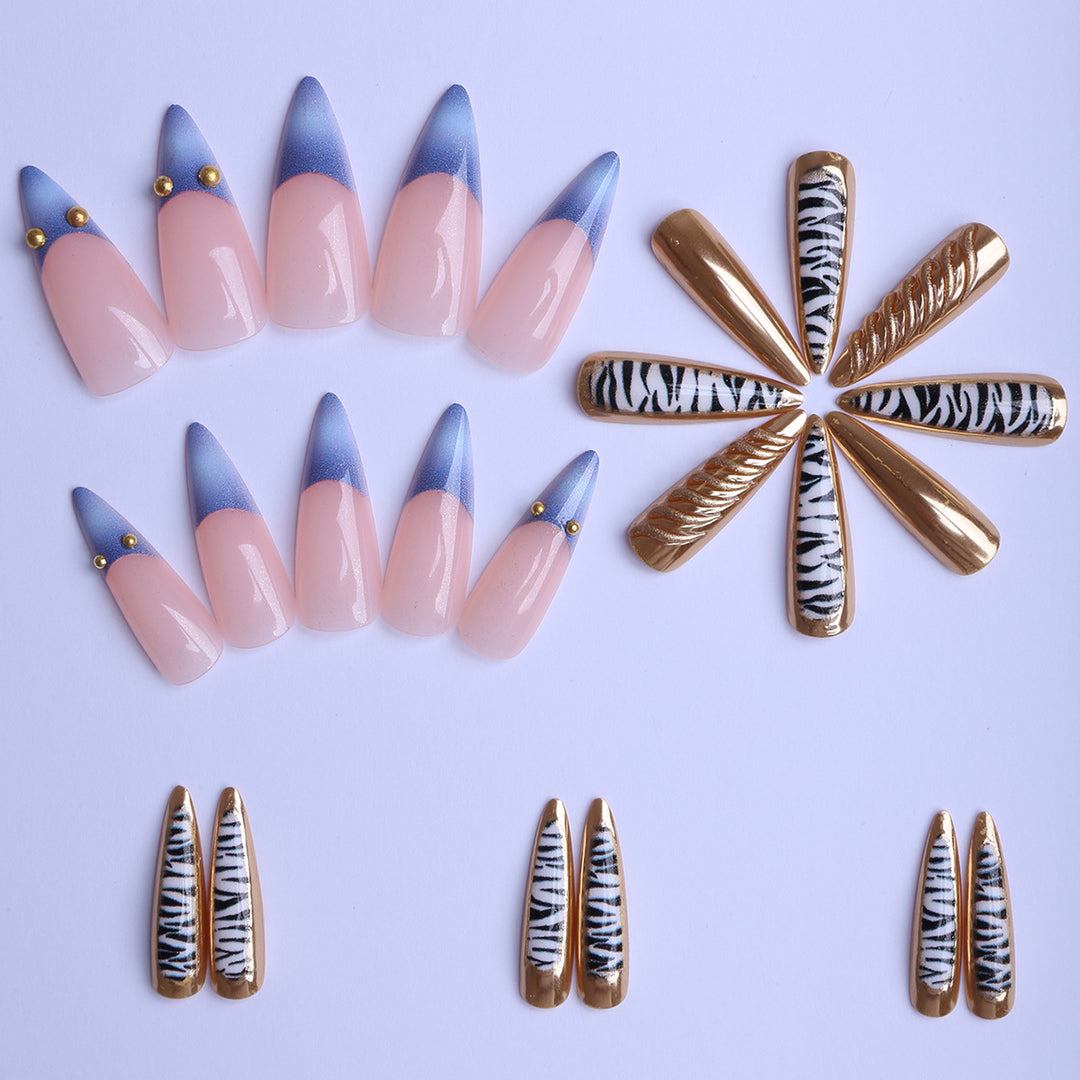Creative Nail Art in Leopard Design Stornfield