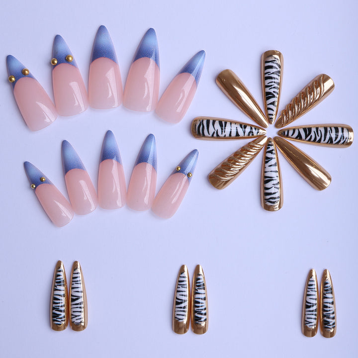 Creative Nail Art in Leopard Design Stornfield