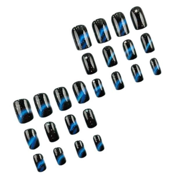 Galaxy-Themed Nail Art Set Stornfield