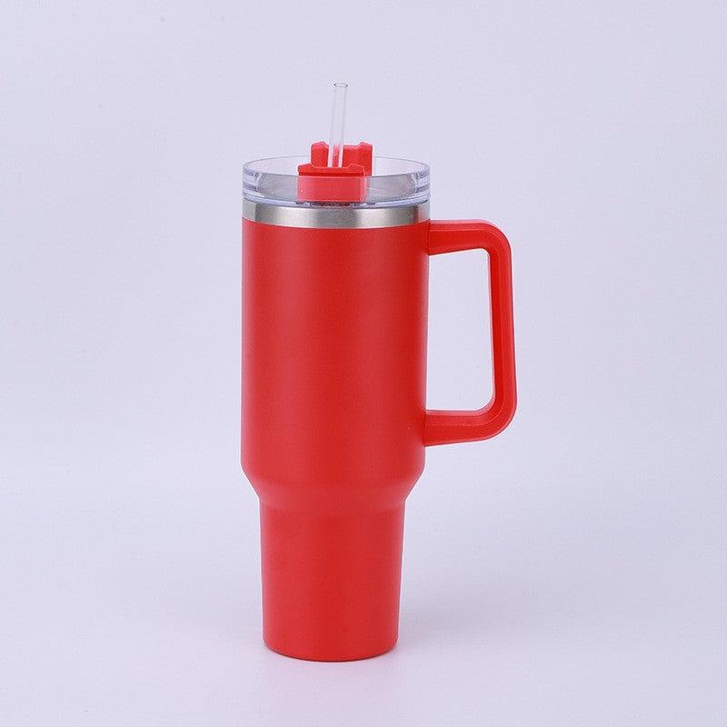 Women's Insulated Drinking Cup with Handle and Straw Stornfield